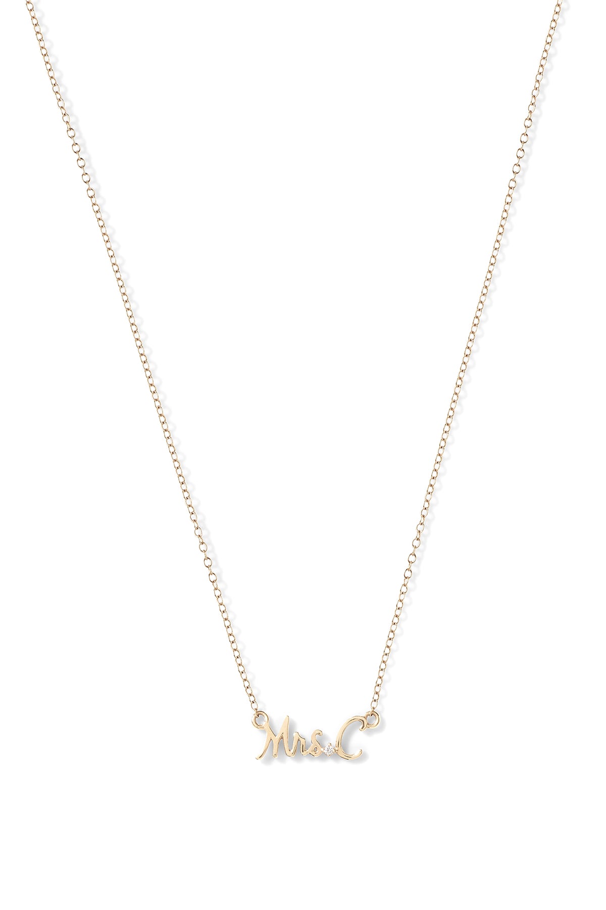 Mrs Necklace in silver hot , Mrs letters necklace, Mrs bar necklace, necklace for women