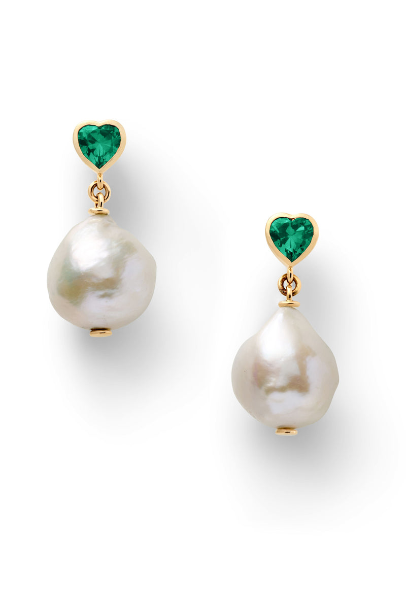 Lover Pearl Drop Earrings - In Stock