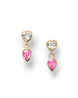 Lover + Tear Double Drop Earrings