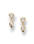 Lover + Tear Double Drop Earrings