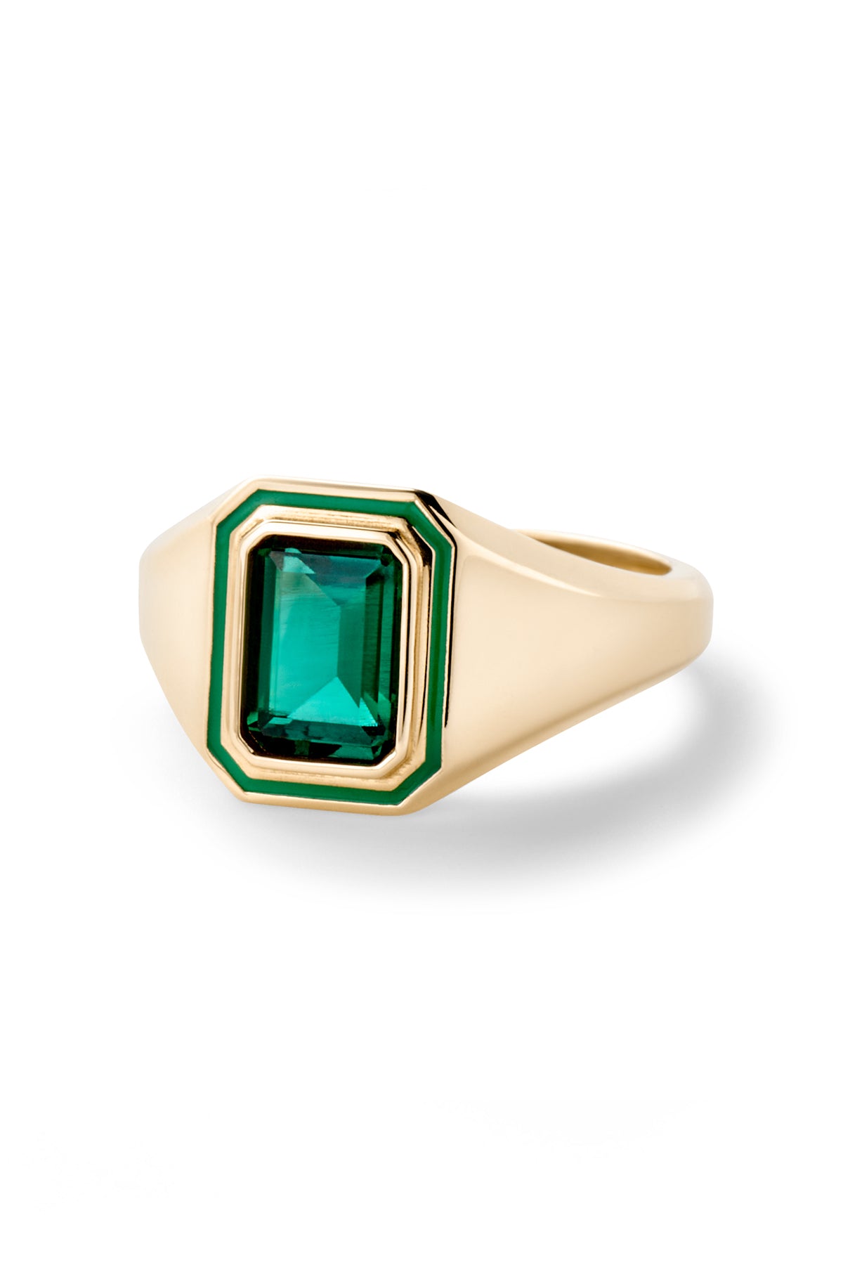 Madison Rectangle Bezel Signet Ring