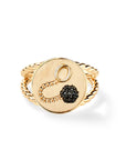 Ball and Chain Signet Ring