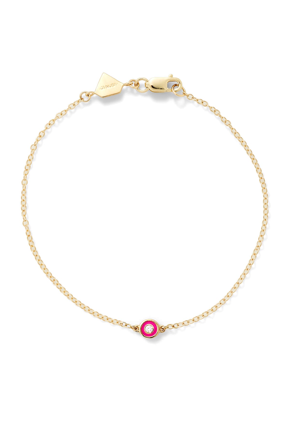 Diamond Enamel Bezel by The Yard Bracelet Pinks