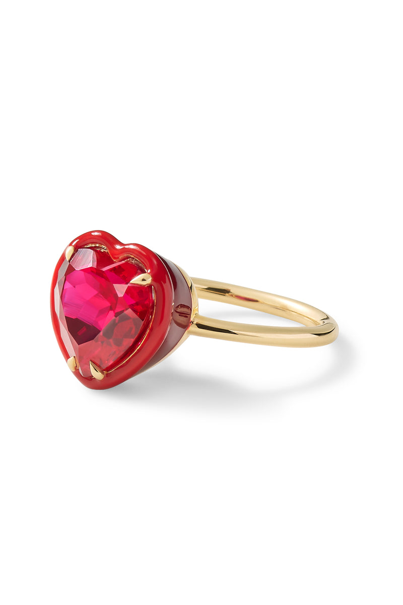 Amour Signet Ring - Rouge Tomate – Alison Lou