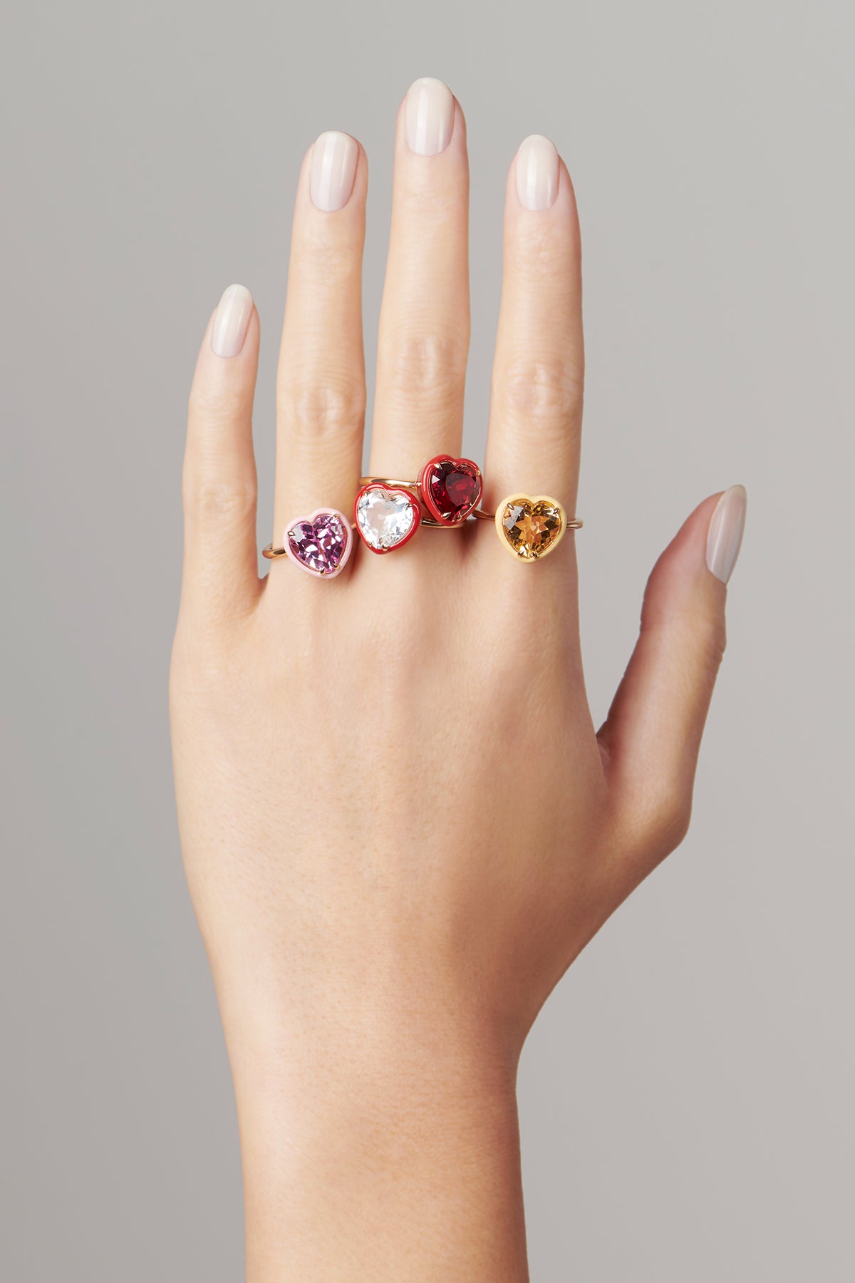 Louis Vuitton Heart Inclusion Ring - Red, Gold-Tone Metal Cocktail