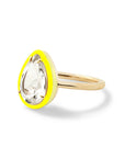 Pear Cocktail Ring - White Topaz