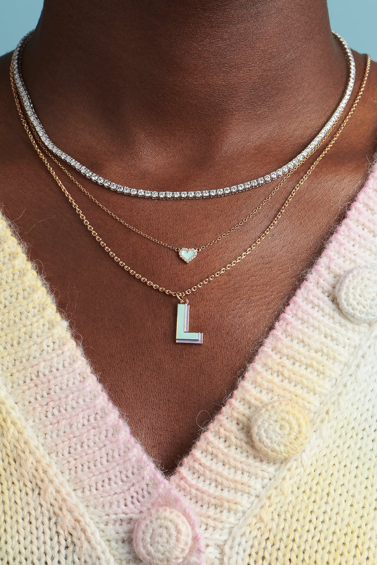 A to J Letter Pendant Nekclace – Cloxxa