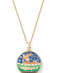 Caviar Kaspia Necklace with Large Caviar Tin Pendant