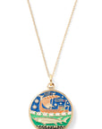 Caviar Kaspia Necklace with Large Caviar Tin Pendant