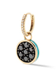 Caviar Kaspia Huggie with Caviar Tin Charm