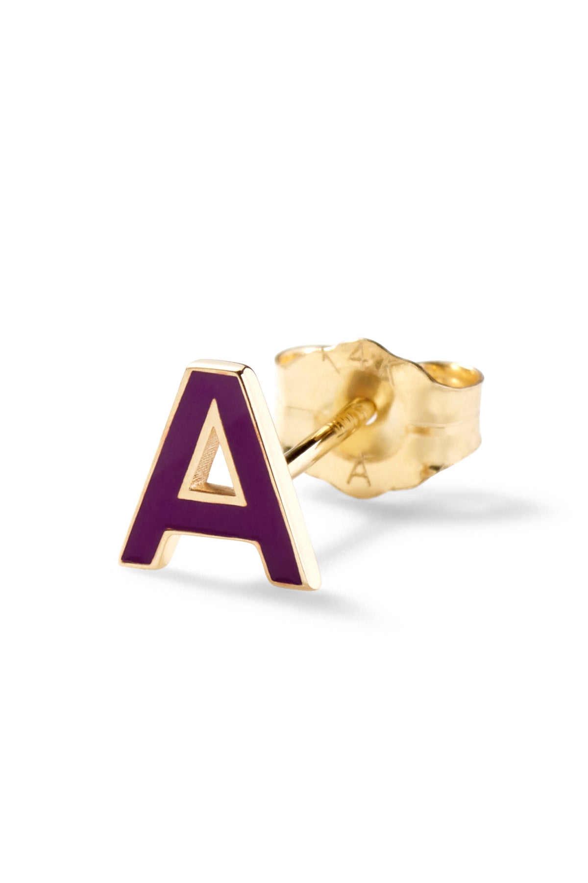 Enamel Letter Stud