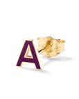 Enamel Letter Stud