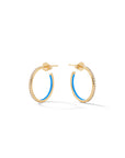 Small Linear Hoop Earrings