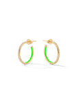 Small Linear Hoop Earrings