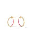 Small Linear Hoop Earrings