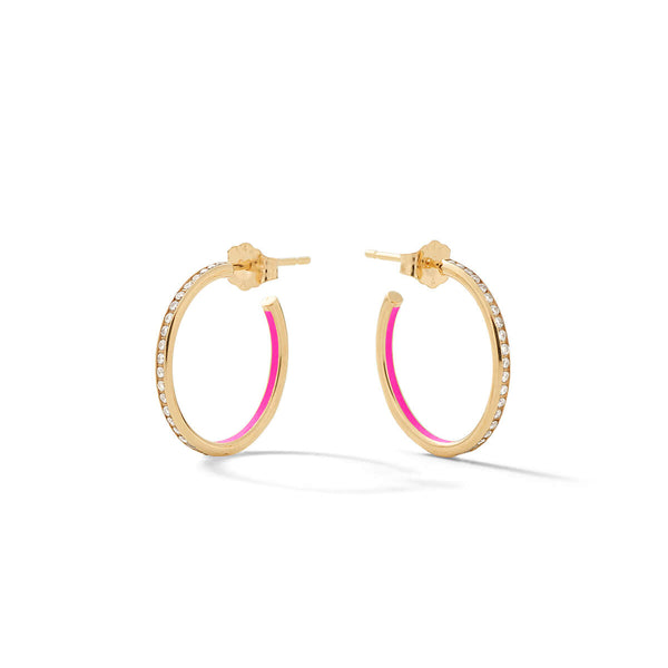 Exclusive to Stacked By Suzie Neon Stars with Huggie Hoop Earrings