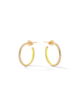 Small Linear Hoop Earrings