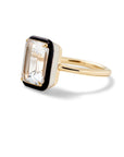 Rectangular Cocktail Ring - White Topaz