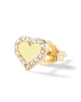 Heart Diamond Stud