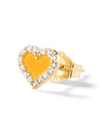 Heart Diamond Stud