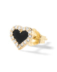 Heart Diamond Stud